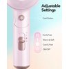 Wavytalk Blow Dryer with Diffuser, Mini Hair Dryer with Folding Handle, 1600W Quiet Lightweight Hairdryer with Diffuser Compact Design, Pinky White