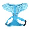 Puppia Vivien Dog Harness Over-The-Head All Season Cute No Pull No Choke Walking Training Adjustable for Small Dog, Sky Blue, Small