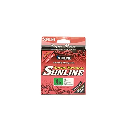 Sunline Super Natural Monofilament Fishing Line (Jungle Green, 6-Pounds/330-Yards)