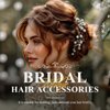 Kilshye Pearl Bride Wedding Hair Pins Rhinestone Bridal Hair Pieces Crystal Prom Hair Accessories for Women and Girls (Pack of 3) (Silver)