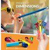 40pcs Party Blowers,Colourful Noisemakers Party Blowouts Squawkers Fringed Noise Maker,Birthday Noisemakers Birthday Blow Horns Party Whistles (40Pcs)