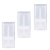 WinldMonmo 3Pcs Transparent 15ml Empty Refillable Deodorant Containers, Plastic Lip Balm Tubes, Lip Gloss Holders, Can be Used Repeatedly