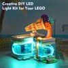 LocoLee LED Light Kit Compatible with Lego Ice Cream Shop 60363, DIY Creative Lighting Set Accessories Compatible with Lego 60363 Building Set (Lights Only, No Models)