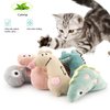 JinRui-T 5PCS Catnip Cat Toys for Cats Catnip Toys for Indoor Cats Soft Plush Chew Pet Cat Toys with Catnip Interactive Cat Teething Chew Toy Catnip Filled for Kittens Kitty (Animal Theme)