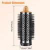 Round Volumizing Brush for Dyson Airwrap HS01 HS05 Attachment, for Dyson Hair Styling, Part Number 969489-01 970750-01