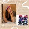 STGDAK Boho Headbands For Women Non Slip Fashion Wide Hair Band Turban Head Bands Yoga Workout Running Sweatband Elastic Headband Summer Stylish Wrap Headbands Hair Accessories for Teen Girls 6 Pcs