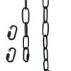 WOERFU 6 feet Black Pendant Light Fixture Chain Permits Installation of Chain-Hung Fixtures On High Ceilings with Maximum Fixture Weight of 50 Pounds