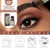 Eyebrow Stamp Stencil Kit, Eyebrow Stamp Pomade with 24 Reusable Thin & Thick Brow Stencils, Eyebrow Stencils Shaping Kit Definer (Black Brown)