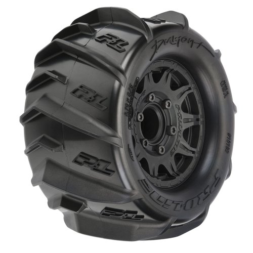 Pro-line Racing Dumont 2.8 Sand/Snow MTD Raid Blk Whls F/R PRO1019310 RC Tire
