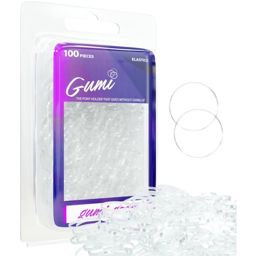 Gumi Clear Elastics 3/4 inch Hair Band Small