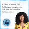 Camille Rose Black Castor Oil & Chebe Edge Control, Strengthening and Smoothing Hair Gel for Shine and Sculpting, 2 oz