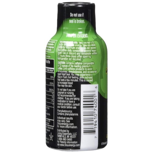 Living Essentials 5-Hour Energy Extra Strength Strawberry Watermelon Energy Shot 1.93 oz. Bottle