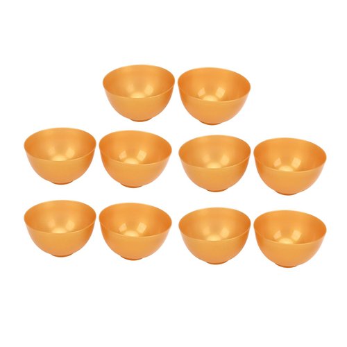 10PCS Silicone Facial Mask Mixing Bowl, High Hardness Face Mask Mixing Bowl Set, Mud Mask Family or Beauty Practitioners Mask Bowl, Spa Face Mask Mixing Tool for Home Salon