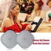 Hair Catcher,Square Hair Drain Cover for Shower Silicone Hair Stopper with Suction Cup,Easy to Install Suit for Bathroom,Bathtub,Kitchen(Grey 4 Pack)