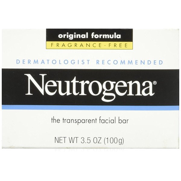 Neutrogena Bar Soap Fragrance-Free 3.5 Ounce Boxed (2 Pack)