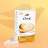 Dove Beauty Bar Soap Glowing Mango & Almond Butters, 6 Bars for Radiant Skin, Illuminates Skin 3.75 oz