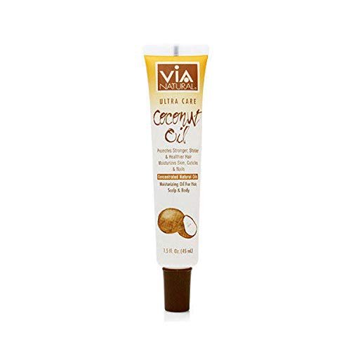 Via Natural Ultra Care Coconut Oil [Concentrated Natural Oil] 1.5 Oz,Pack of 2
