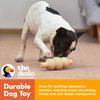 The Dodo Eco-Friendly Dental Dog Chew Toy, Peanut Butter Flavor; Bamboo Mixed Material Dog Toy, Durable and Easy to Grip Shape Dog Chewer Toy