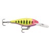 Rapala Shad Rap Lure, Size 05, 2" Length, 4'-9' Depth, 2 No 8 Treble Hooks, Demon, Per 1