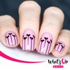 Whats Up Nails - Balloons Nail Stencils Stickers Vinyls for Nail Art Design (2 Sheets, 40 Stencils Total)