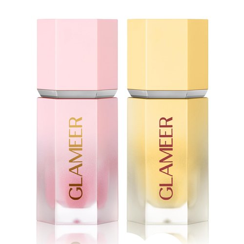 GLAMEER Moisturizing Lip Oil,Fruit Flavoured Lip Oil For Dry Lip,Lip Moisturizing Treatment Nourishing Lip Gloss, for Women Girls Lip Care Products(Strawberry + Passion Fruit)