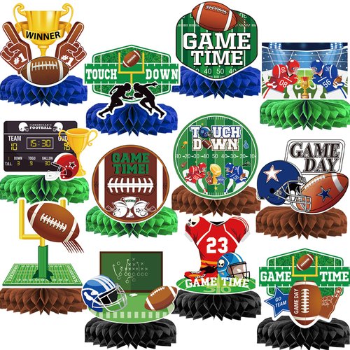 Football Party Decorations Football Birthday Party Decorations Football Centerpieces for Table Su...