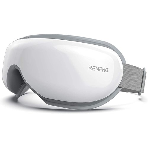 RENPHO Eyeris 1 Eye Massager with Heat, Heated Eye Mask with Bluetooth Music, Face Massager, Eye Care Device Before Sleep, Smart Eye Mask, Eye Relax After Work/Study/Driving, Gifts for Mom/Women/Men