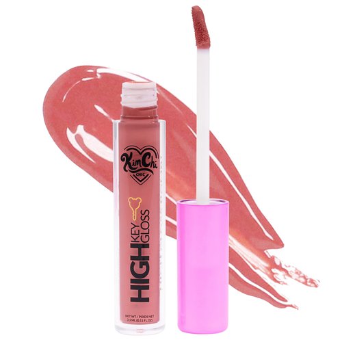 Kimchi Chic High Key Gloss, High-Shine Lip Gloss Helps Illuminate Your Look and Face, Non-Sticky, Flushed Pink With Watermelon and Peach Undertone, 12 Acai, 3.5ml