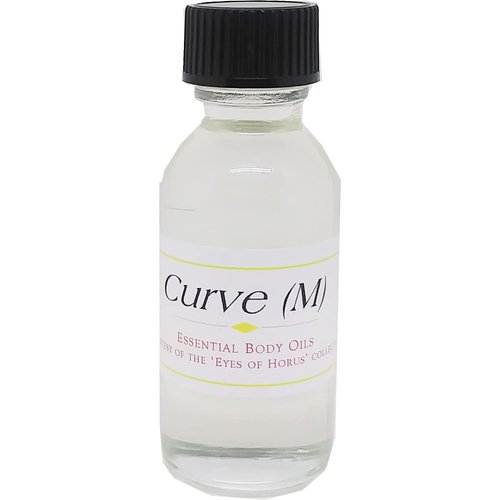 TCEShop Curve - Type LC For Men Scented Body Oil Fragrance [Regular Cap - Clear - 1 oz.] - ID#6277