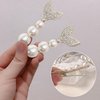 2 Pack Pearl Fish Tail Hair Clips for Women and Girls Elegant Alloy Hairpins with Pearls Bobby Pins Pearl Bridal Bobby Pins Decorative Accessories White Hairpins Pearl Bobby Pins For Women'S Hair