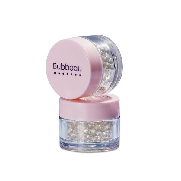 Bubbeau Cuticle Oil Beads Box Set (2-Month Supply + Reusable Jar), Fun To Pop, Eco-Refill Packs, Helps Prevent Rancidity, Biodegradable, All Natural, Paraben-Free, Cruelty-Free