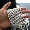GIFTEXPRESS Pearl Bead Necklaces - 12 Piece Faux Party Favor Beads for Men, Women & Kids - 33" Long Plastic Decoration Beaded Necklace - Bulk St. Patricks Day, Mardi Gras & Christmas Pendant Accessories