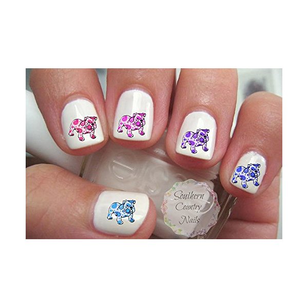 English Bulldog Design #2 Nail Decals