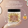 Oriense Body Scrub - Warm Vanilla & Amber Richness, Bitter Almond Oil, Nutshell & Apricot Kernel Granules and Vitamin E, Soft Peeling Effect, 16.9 fl.oz