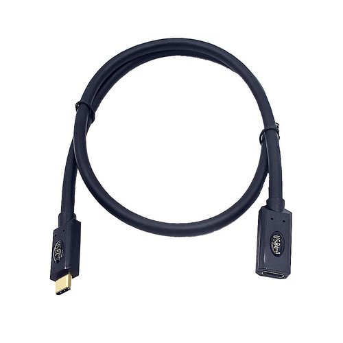 Kework 2ft 40Gbps USB 4.0 Type C Extension Cable, Straight Male to Straight Female 240W 5A PD USB C 4.0 Cord for Smartphones, Laptops, Thunderbolt 3, Support 8k@60Hz