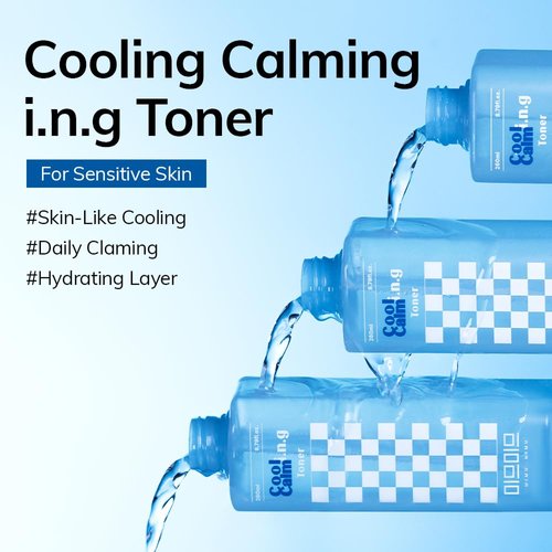 MIMU MIMU Cooling Calming i.n.g Toner｜Facial Toner, Pore Tightening & pH 5.5 Balancing, Chilling skin, Trouble Care, Hydrating, Silky Texture Cruelty Free, EWG Green, Clean Beauty (260ml / 8.79fl.oz.)