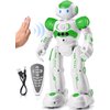 KingsDragon RC Robot Toys for Kids, Gesture & Sensing Remote Control Robot for Age 4 5 6 7 8 Year Old Boys Girls Birthday Gift Present (Green)