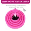 Collapsible Silicone Hair Dryer Diffuser - Travel and Easy Storage - Fit Nozzle Diameter D-1.575Inch to 1.968 Inch (4-5cm) KingKam-Pink