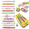AMAZYJOYS Friendship Bracelet Making Kit for Girls Age 6+, DIY Arts and Crafts for Kids, Christmas Birthday Gifts Ideas for Girl 7 8 9 10 11 12 Year Old, Popular Bracelets Toys Bulk Set