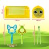 Bug Catcher Kit, Outdoor Toy Gift for 3 4 5 6 7 8+ Year Old Boys Girls Kids, 2 Pcs Critter Cage Butterfly, Outdoor Explorer Kit with Whistles for Backyard Exploration