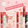Tiejdhr 4PCS Rolling Ball Lip Oil Set, Long Lasting Hydrating & Moisturizing Lip Gloss Set for Kids Lip care, Transparent Lip Gloss for Dry and Chapped Lips (Set A, 0.16 Oz/Pcs)