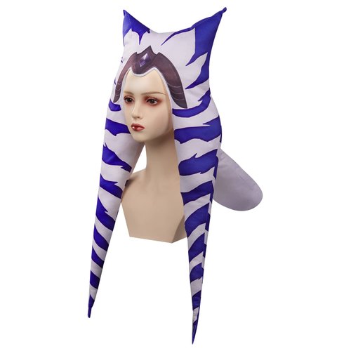 Tano Costume Cosplay Hat Headpiece Rebels Figure Headgear Accessory for Halloween Party Girls Women