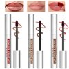 Dulele Peel Off Lip Liner Tattoo with Tweezer, 3PCS Lip Stain Peel Off Brown Lip Liner Set, Transfer-proof Peel Off Lip Stain, Highly Pigmented Lip Liner Stain(Rose)