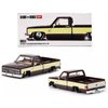 TSMMODEL Chevrolet Silverado Kaido Vintage Spec V1, Two Tone: Brown & Cream 1/64 (3 inches) Scale, Die-Cast Toy Pickup Truck by Kaido House