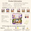 Spilay Dollhouse Miniature with Furniture,DIY Dollhouse Kit Mini Iron Box Theater,1:24 Scale Creative Room Toys Best Birthday Gift for Adults and Teenagers Lover (Sweet Dreams Among Blooms) Q10