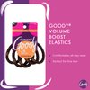GOODY Volume Boost Ponytailers Elastics Hair Tie for Fine Hair - 5 Count, Brown - Ouchless Pain-Free Hair Accessories for Women, Men, Boys, & Girls - Perfect for Long Lasting Braids, Ponytails & More