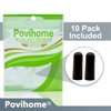 Povihome Black Finger Protectors, Finger Cots, Moisturizing Thumb and Finger Covers - New Thick Version - Elastic Cracked Finger Sleeves to Protect Cracked, Peel Finger and Other Finger Pain