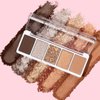 wet n wild Color Icon Eyeshadow Makeup 5 Pan Palette, Pink Camo-flaunt, Matte, Shimmer, Metallic, Long Wearing, Rich Buttery Pigment, Cruelty Free