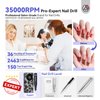 SAVILAND Acrylic Nail Drill Machine: 2024 Latest Collection Diamond Shiny Nail Drill Professional E-File Rechargeable Electric Filer Acrylic Removal Ceramic Bits Expert Salon Use Manicure Pedicure