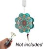 Fonmy Hanging Display Motor with Remote for Wind Spinner Ornament Hanging Decor Wind Chimes Baby Crib Mobile Battery Operated Motor-10 RPM Low Speed